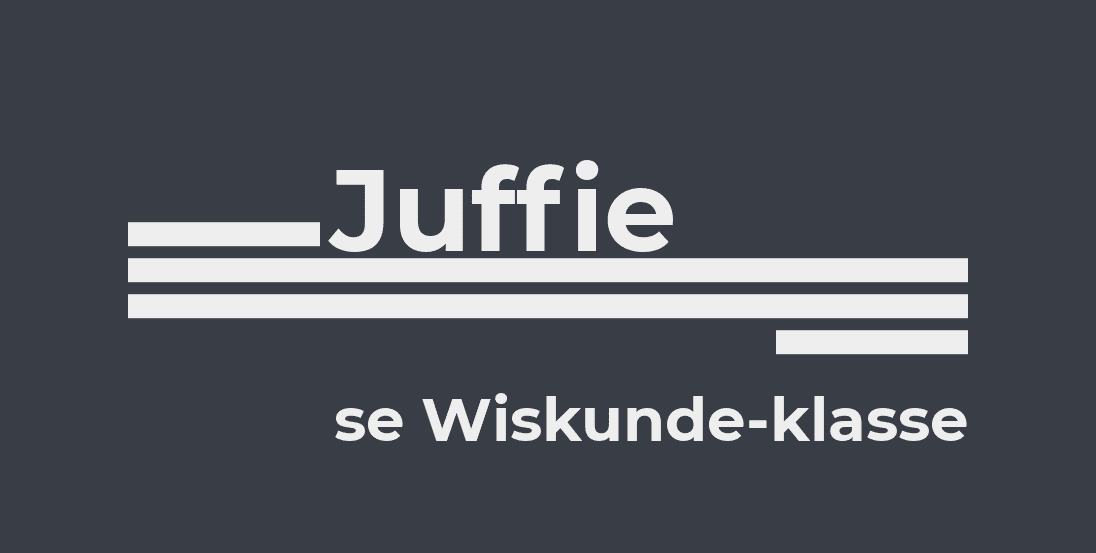 Juffie se Wiskunde-klasse